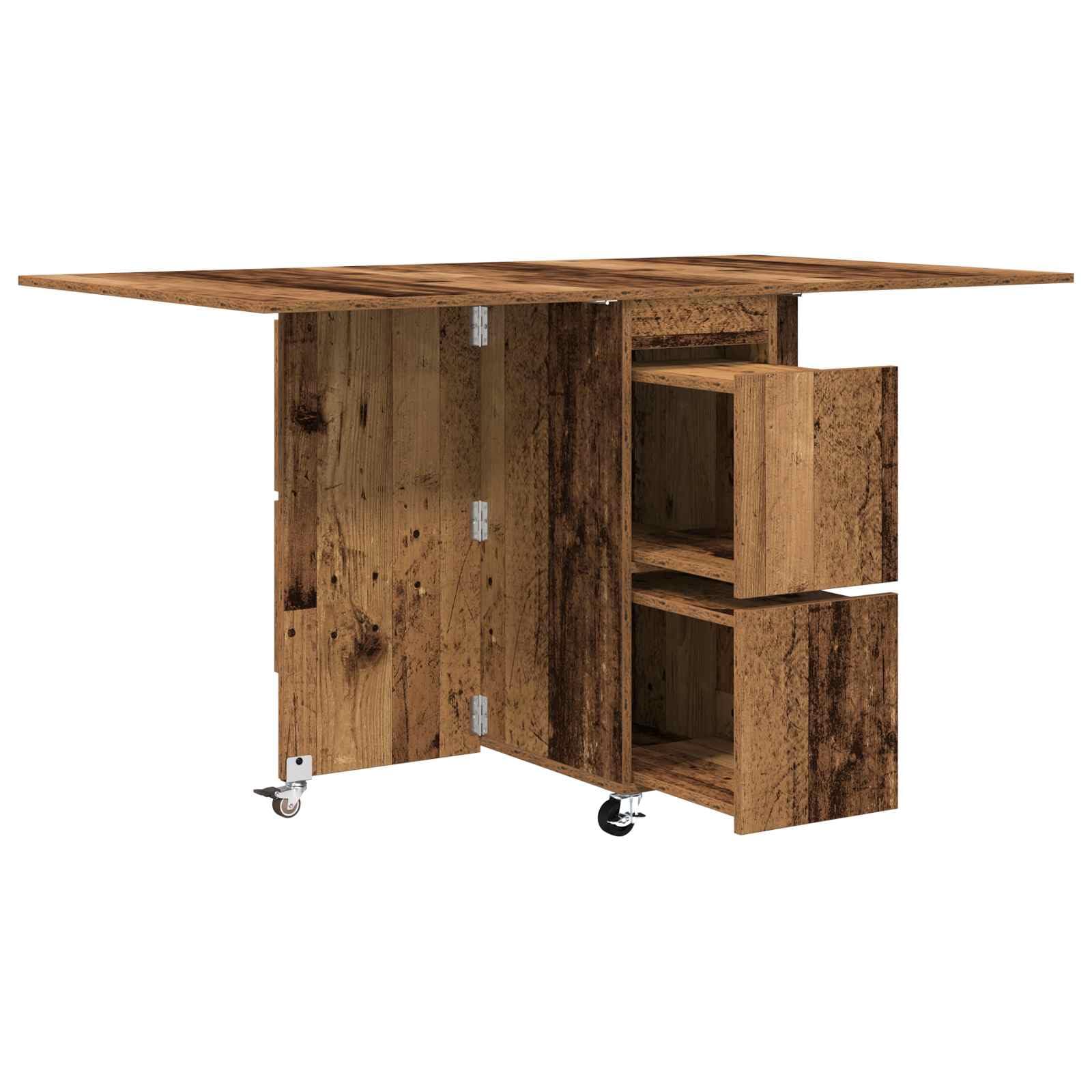 Mesa de comedor de madera de 140 x 80 x 77 cm, rectangular, extensible, con espacio de almacenamiento y diseño antiinclinación, para cocina, salón, comedor, multifuncional, moderno, ahorra