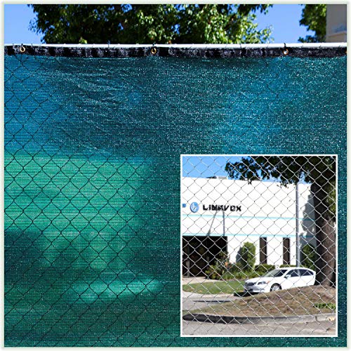 Shademart 6' X 50' Green Fence Privacy Screen Windscreen Shade Fabric Cloth Hdpe, 90% Visibility Blockage, With Grommets, Heavy Duty Commercial Grade, Cable Zip Ties Included (We Customize Size) #TOP1