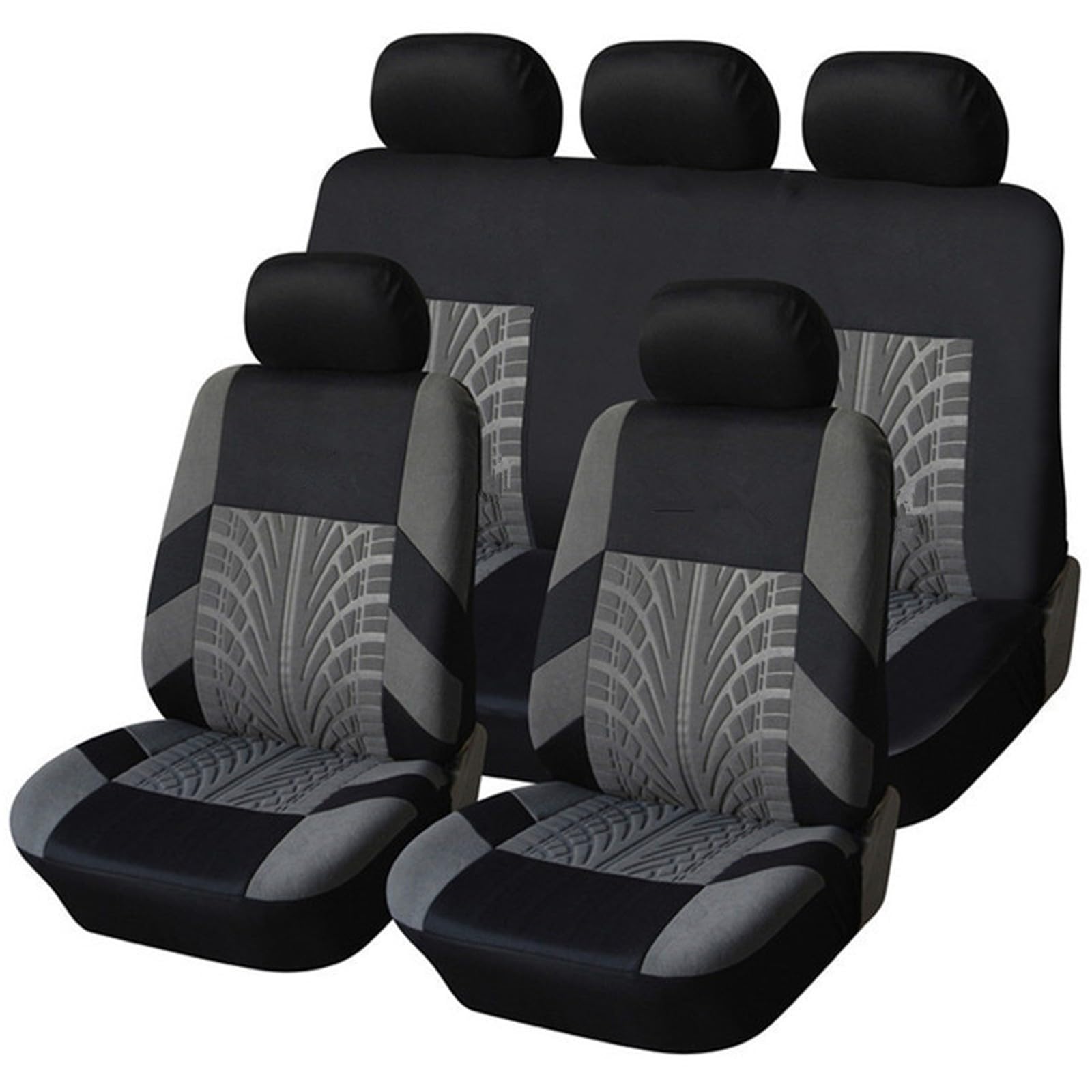 Voiture Ensembles Housses Siège pour Renault Clio 6 (2025 2026) Hatchback,Universel 5 Pièces Imperméable Avant Arrière Confortable AntidéRapant