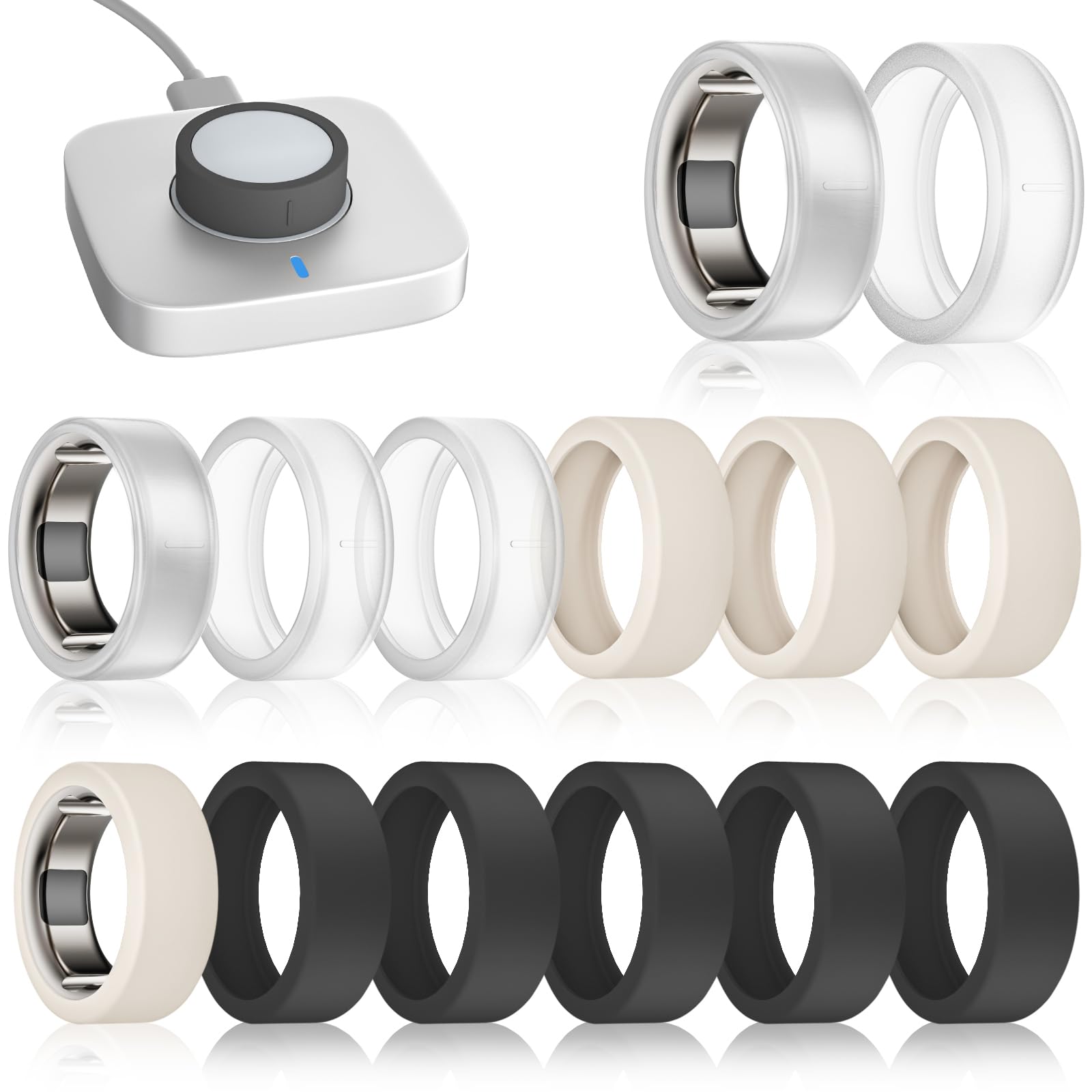 sylacor 14 Pack Ring Cover Compatible - arm and wristband accessories | Mubboo