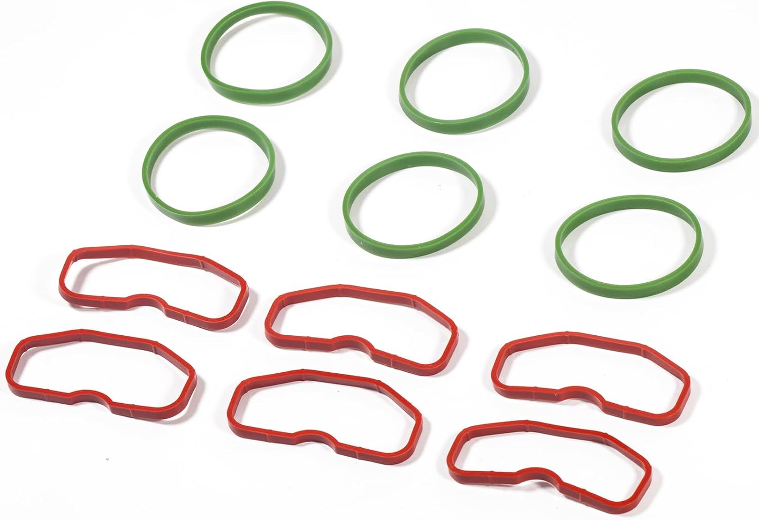 079129717b For Audi S4 S5 A6 A7 A8 Q5 Q7 Sq5 Upper Lower Intake Manifold Gasket 079129717d Porsche Cayenne Panamera VW Touareg 2009 2010 2011 2012 2013 2014 2015 2015 2016 2017 2018 2019 12PCS