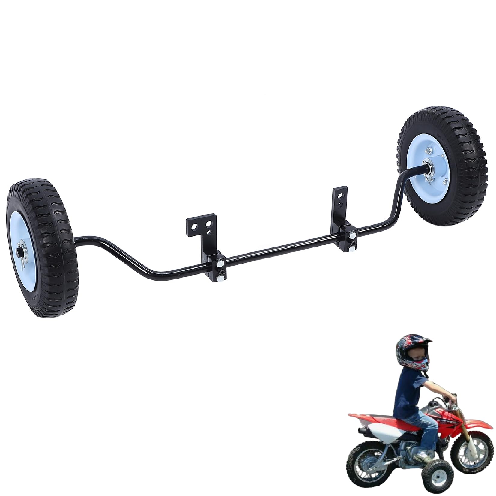 Fabater Ruedas de Entrenamiento de Moto de Cross, Ruedas Todoterreno de 8 Pulgadas para MX500 MX125 MX400 MX500, para CRF50 XR50 CRF50F Z50 Z50R y la Mayoría de Motocicletas de 50