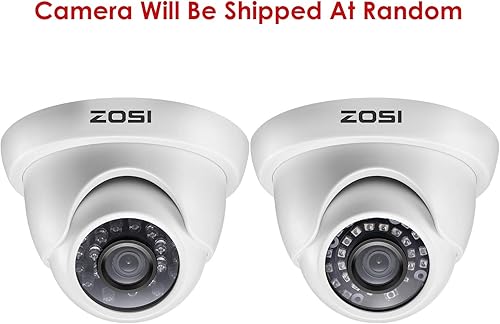 Miniatura 6 de ZOSI Paquete de 4 cámaras de seguridad HD 1080P de 2.0MP Kit de cámaras de seguridad TVICVIAHD CCTV Domo Home para 720P  1080N  1080P5MP4K HD-TVI
