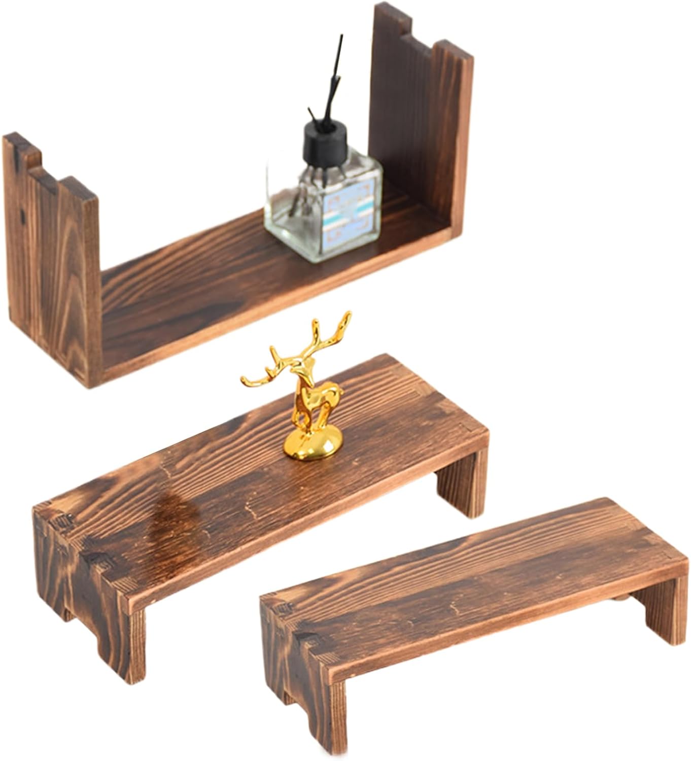 Amazon.com: wood display riser - wood risers display stands | risers ...
