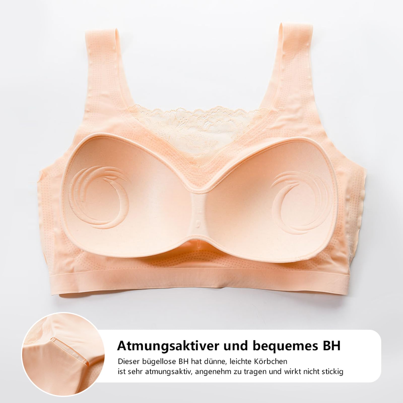 Brassiere Sport Femme sans Armature brassière Forte Poitrine | soutien gorge de sport femme support léger invisible sous les vêtement utilisation quotidienne