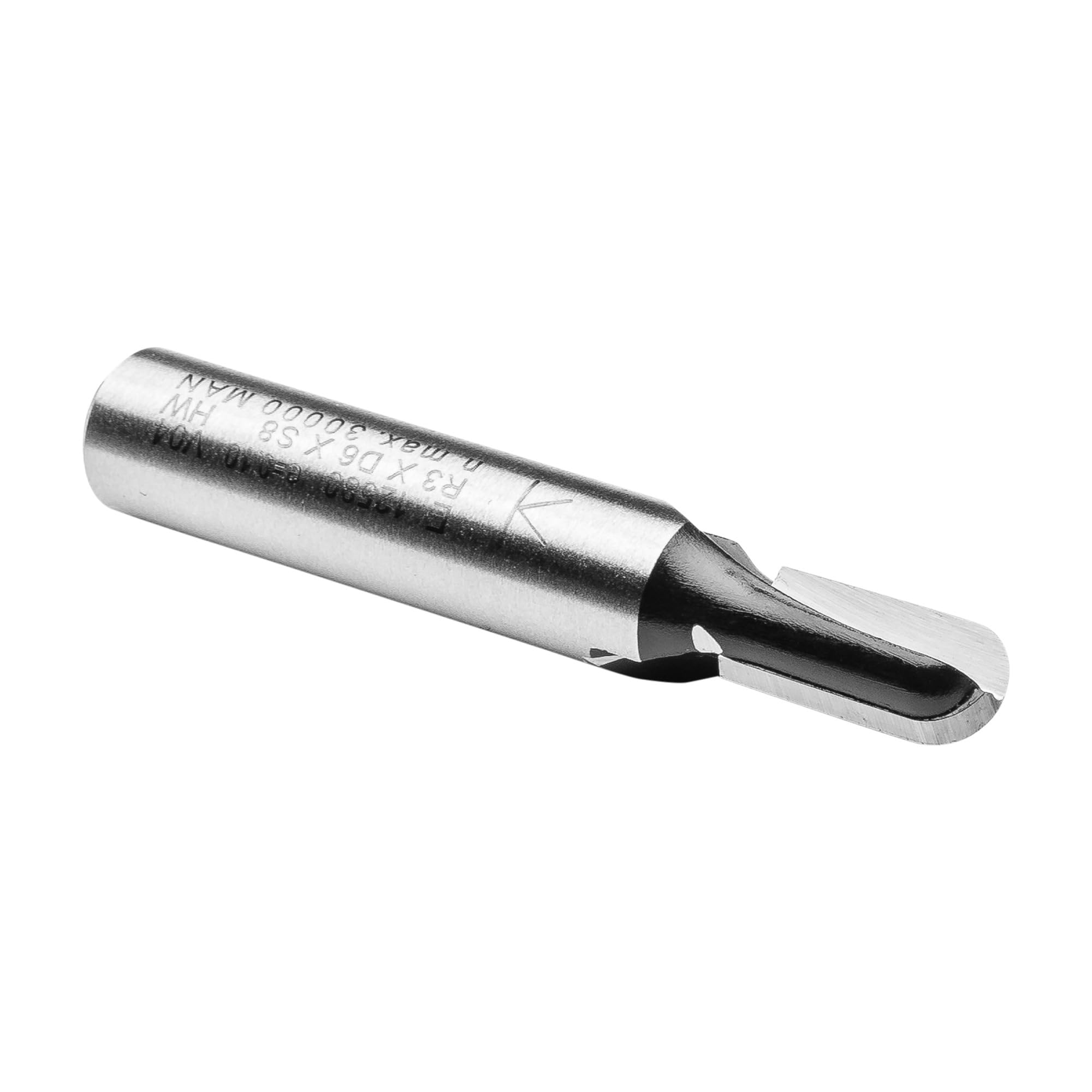 ENT 12580 Obcinak do rynien wodnych w wegliku, chwyt (S) 8 mm, srednica (D) 6 mm, NL 12,7 mm, R 3 mm, SL 32 mm