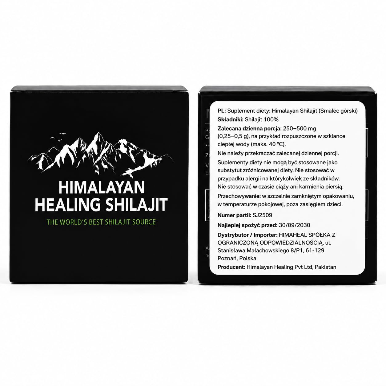 Czysta Żywica Shilajit Himalajska 50 g | Gold Grade | Kwas Fulwowy i Huminowy | 85+ Minerałów Śladowych | Suplement Diety