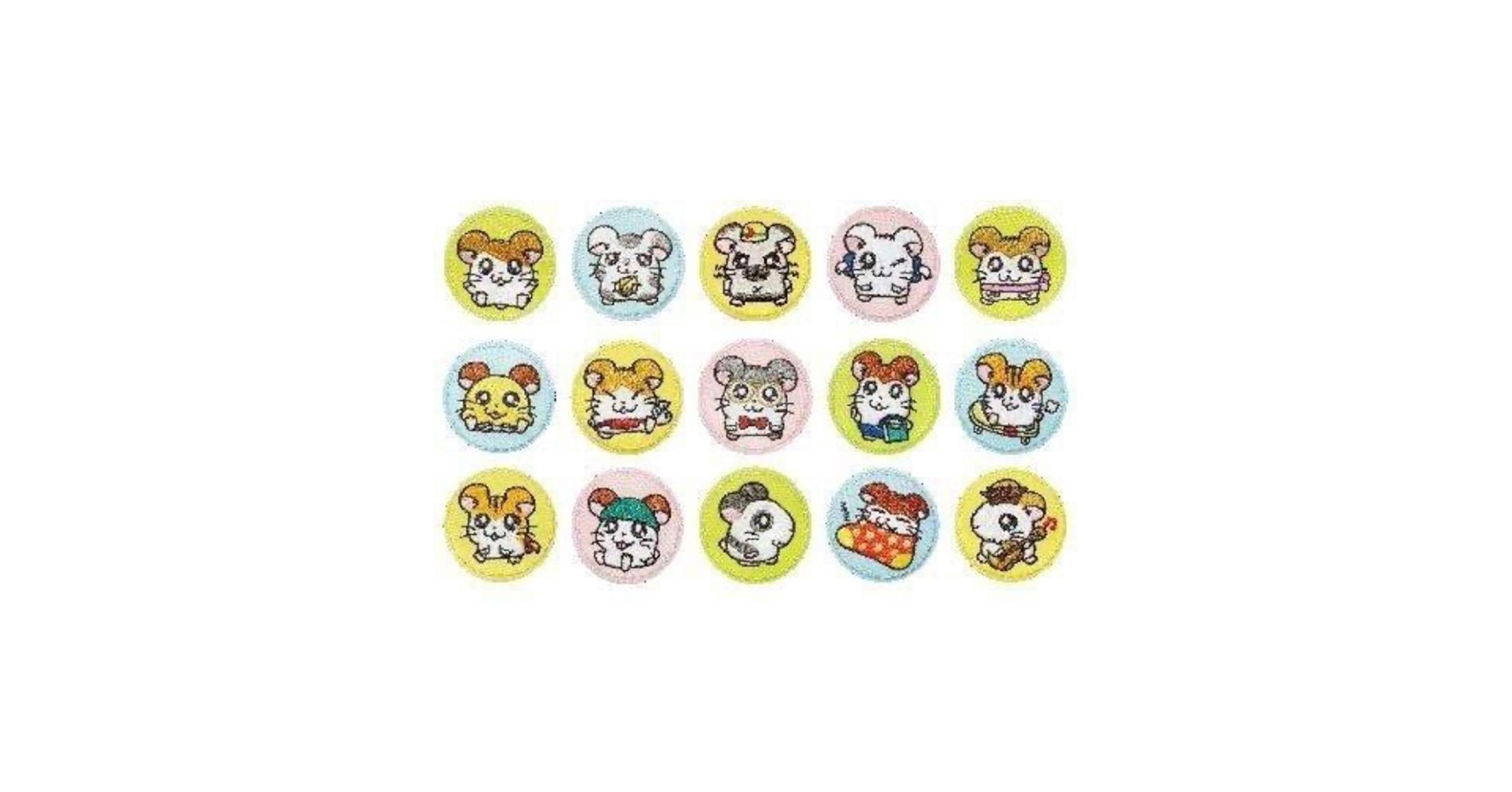 -とっとこハム太郎-　５種類　缶バッジ Amazon.co.jp: とっとこハム太郎 マイバッジメーカー : おもちゃ