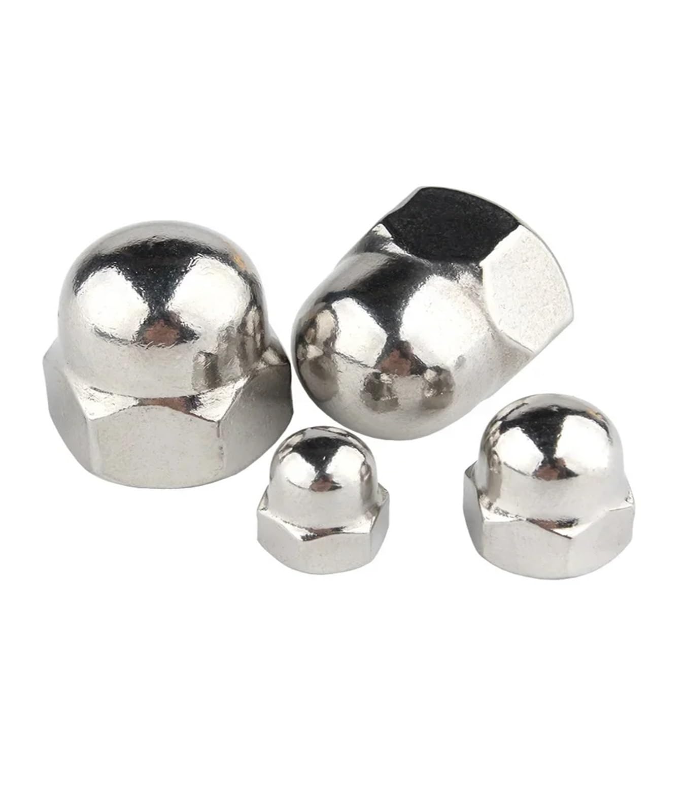 Eichel-Hutmuttern Edelstahl 304 - M8 M10 M12 M14 M16 Feingewinde