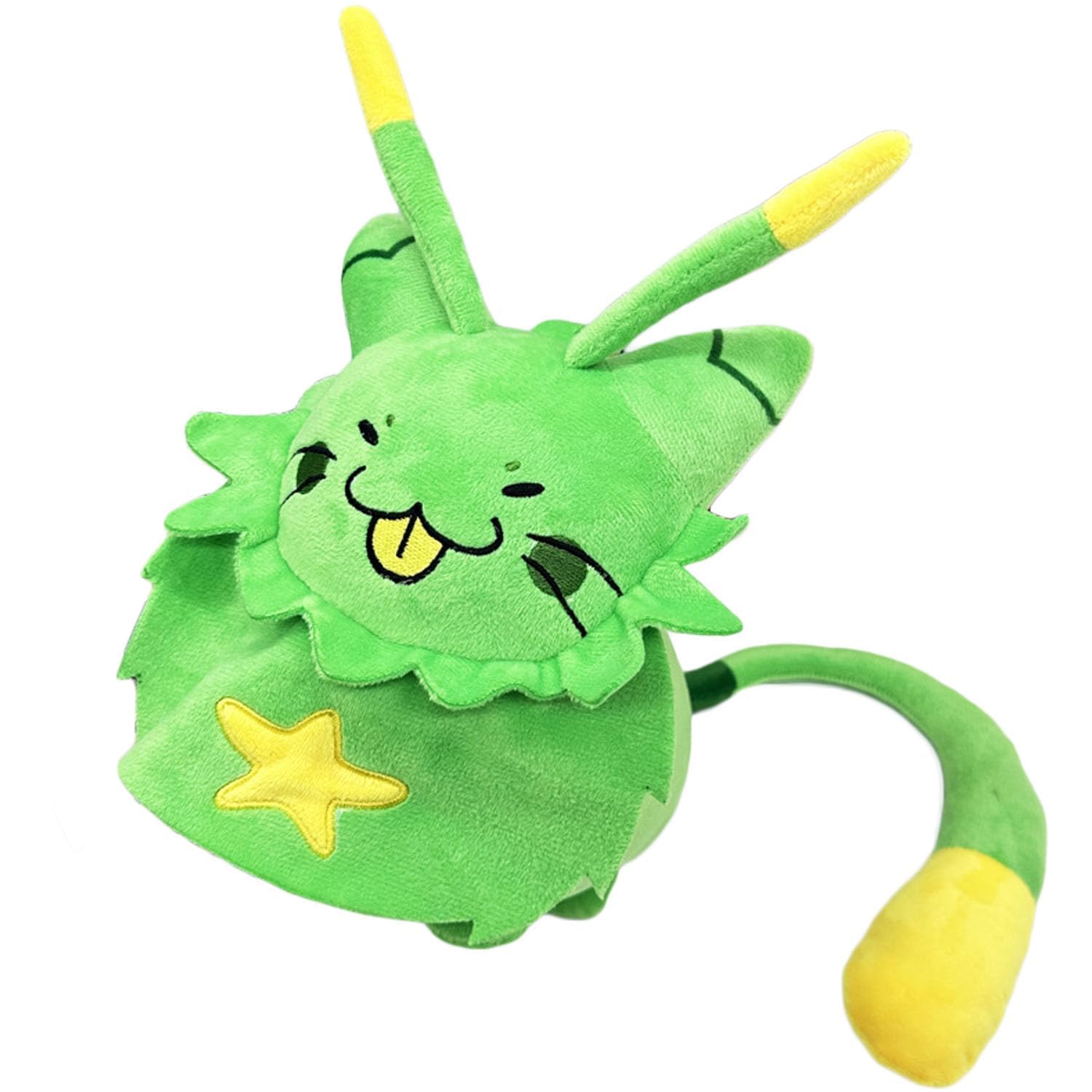 Amazon.co.jp: XOYELVL Gnarpy Plush、グリーンエイリアンキャット