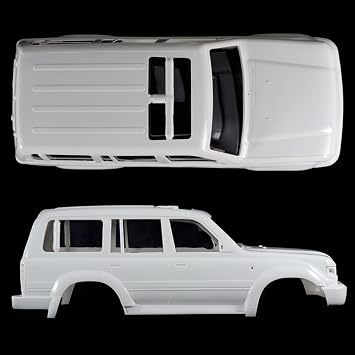 Classic Land Cruiser LC80 Body Shell 313mm 12.3inch Wheelbase for 1/10 RC Car TRX4 SCX10 Upgrade Accessories (Lc80 Hard Body)