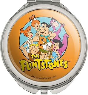 The Flintstones Group Compact Travel Purse Handbag Makeup Mirror