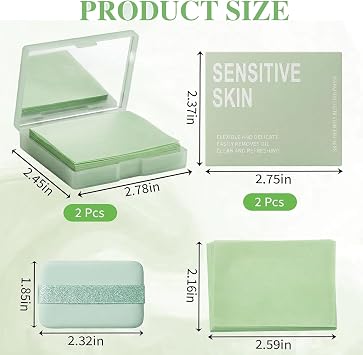300 PCS Blotting Paper for Oily Skin, Oil Blotting Sheets for Face,Facial Oil Absorbing Paper, Portable Face Oil Control Sheets, Cosmetic Blotting Paper