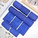 aurorayer 8 Rollen Selbstklebender Verband 7,5cm x4,5m Sport Elastische Fixierbinde,Selbsthaftende Bandage, Vet Wrap Pet Fixierbinde für Finger Pferd Katze Hund (Blau)