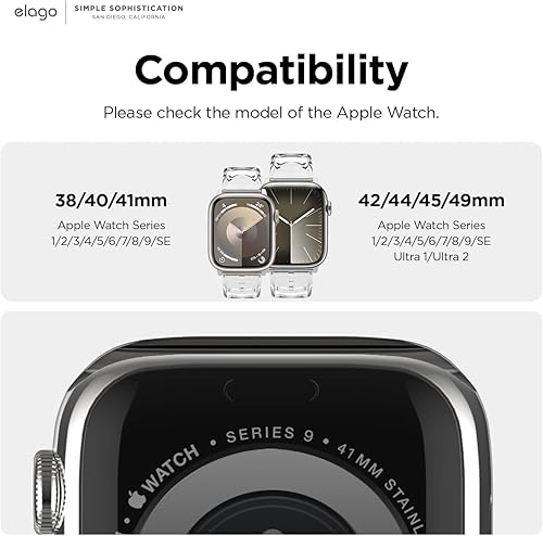 Miniatura 4 de elago BT21 Band Compatible with Apple Watch Band 38mm 40mm 41mm compatible with iWatch Series 8SE276SE54321, Soft Protective Strap Official
