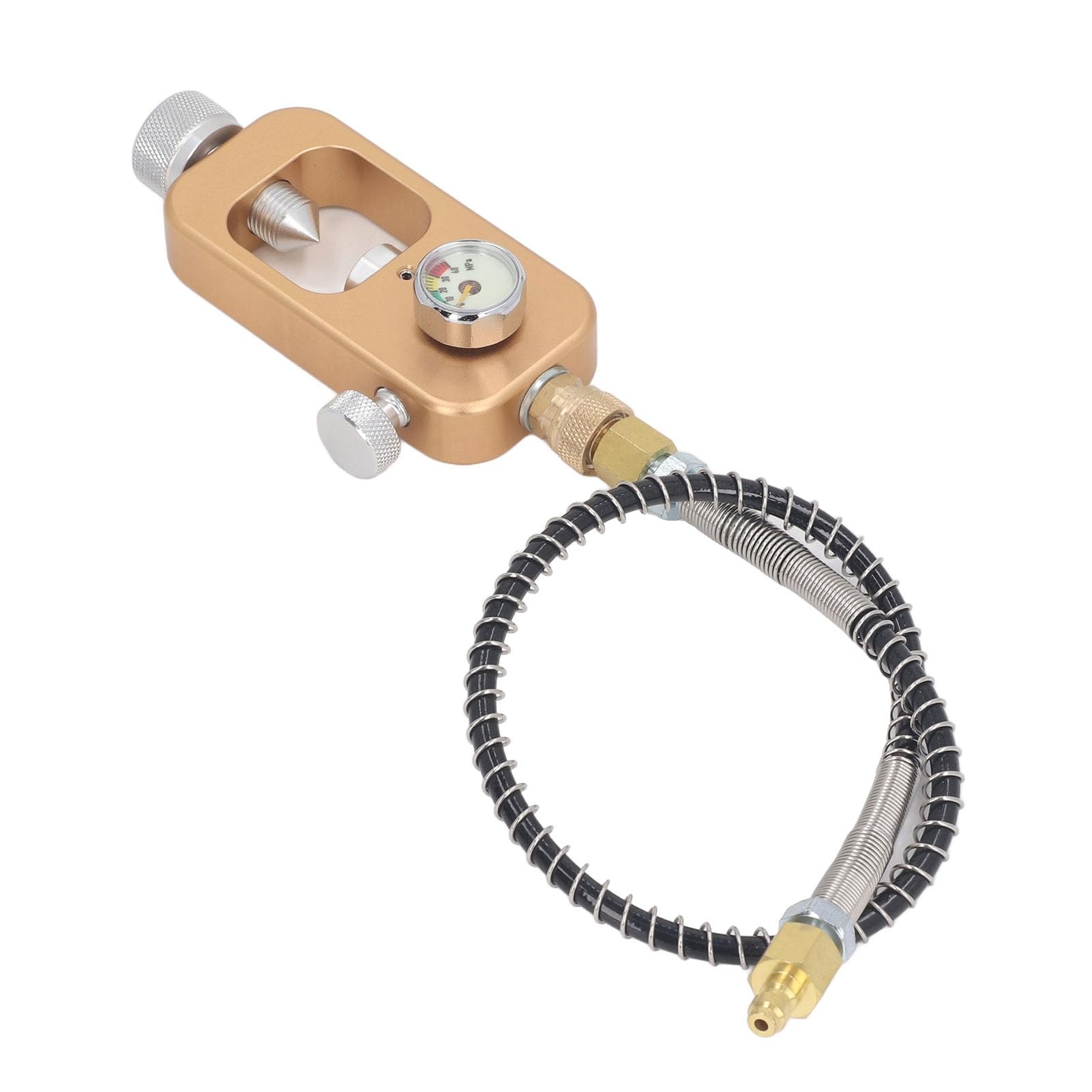 Adaptateur Plongée Valve DIN 30 MPA – Alliage Aluminium, Jauge, Joints Inclus
