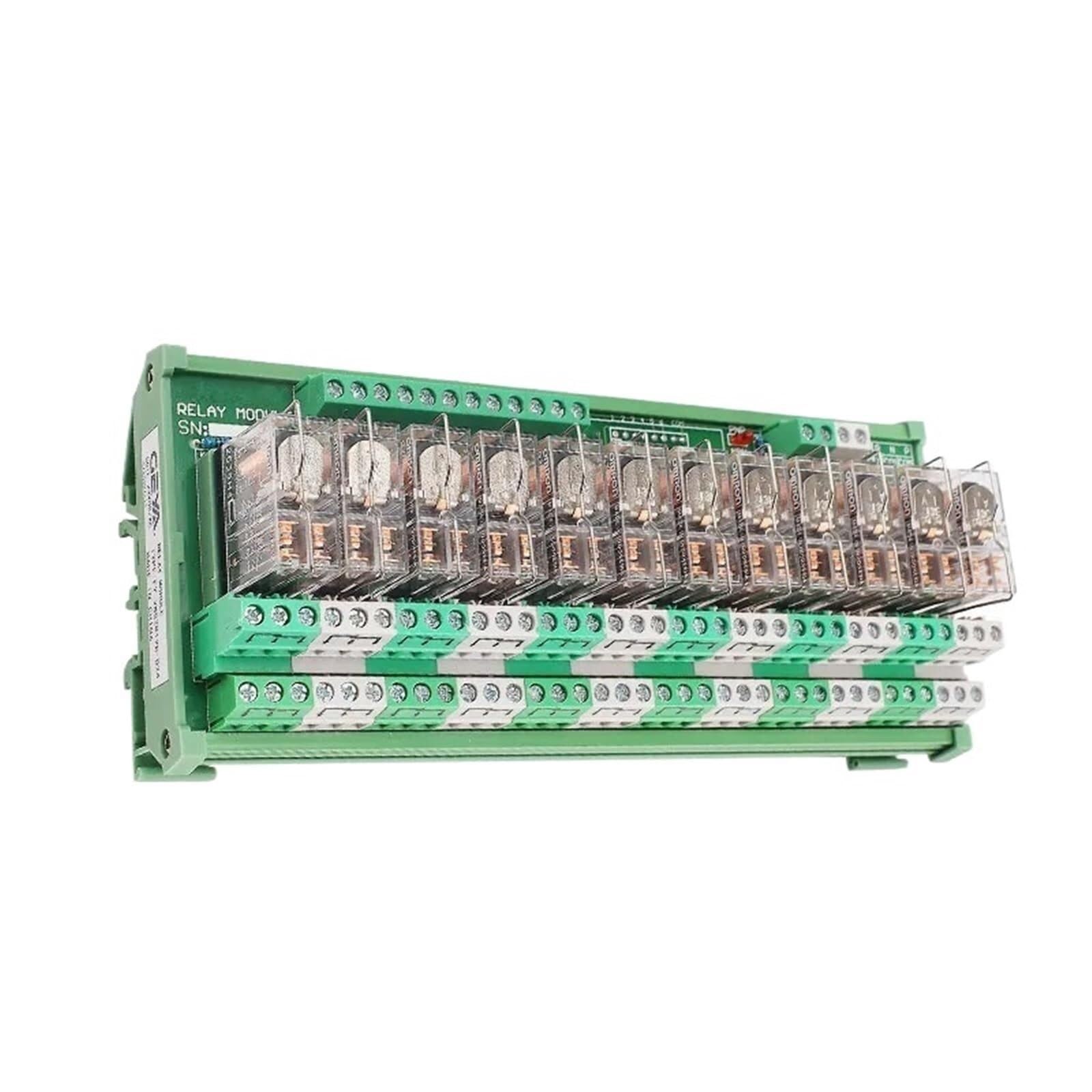 Modulo Relè 2NG2R 12 Canali 2NO 2NC 12VDC 24VDC Relè DPDT Scheda PCB(2NO2NC-12C-12VACDC)