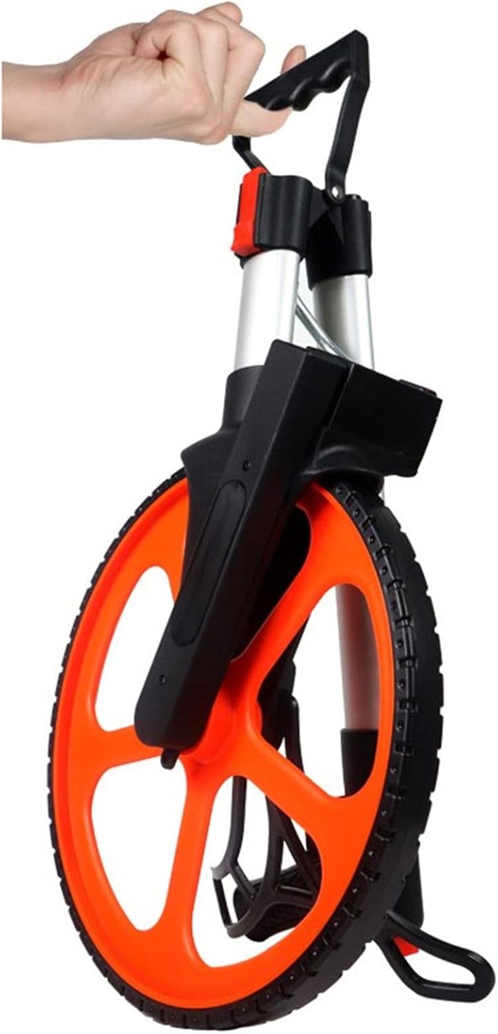 Distance meter wheel Distance meter walking Distance Meter Road Measure Walking Measure Distance Measuring Instrument Walking Measure Road Counter Large Wheels Telescopic Small and Light LCD Display M