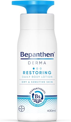 Bepanthen Derma Restoring Daily Body Lotion, 400ml - Effective Hydration for Dry Skin - Fast-Absorbing, Hypoallergenic, Expertly Crafted Formula