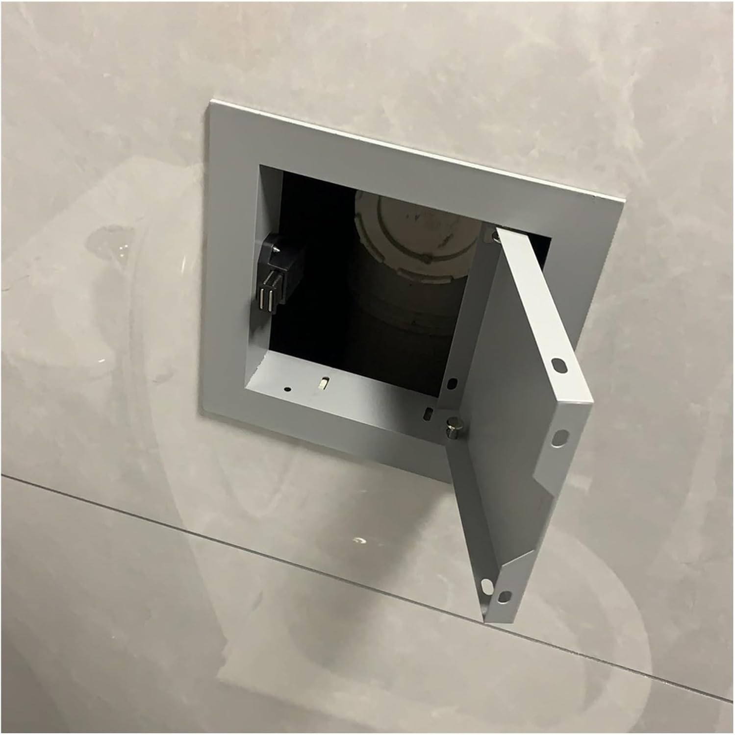 1pc Gray Black White Drywall Access Panel - Aluminum Wall Hatch for Plumbing, Inspection & Repairs, Custom Size 53x53cm, Durable and Stylish Accessory for Home Improvement,Gray,53x53cm