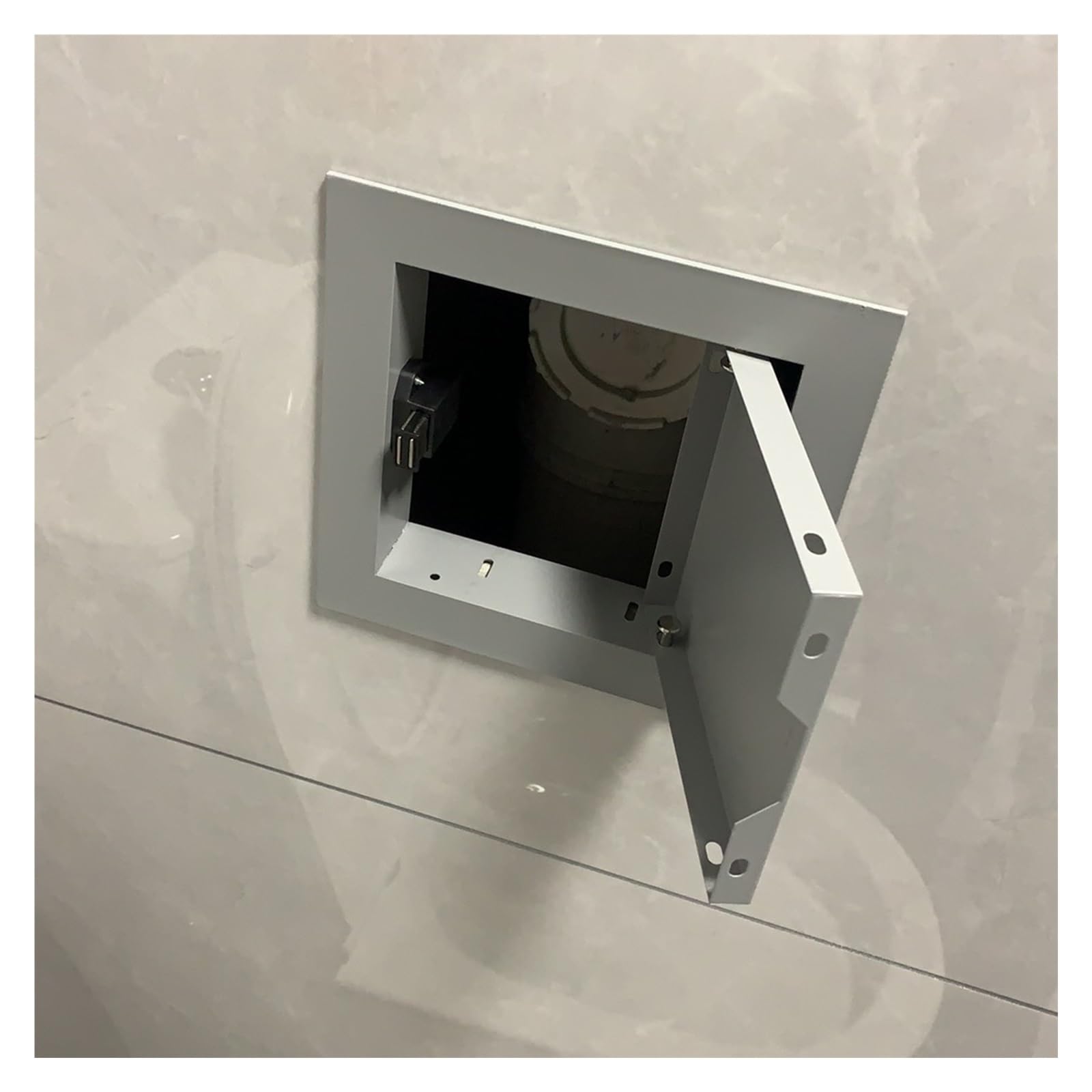 Szary, czarny, biały aluminiowy panel dostępowy – właz inspekcyjny do montażu płaskiego(Gray,70x70cm)