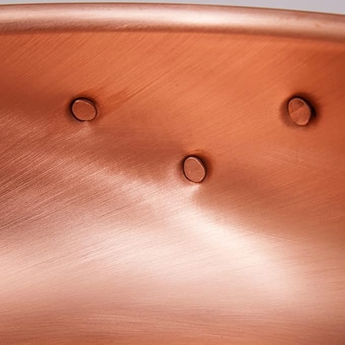 Olla de Cobre Extra Gruesa para Cocina de Inducción 26cm miniatura 5