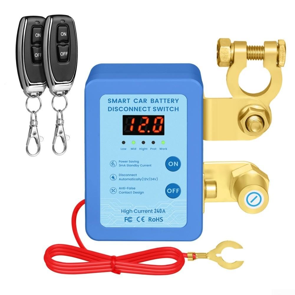 12V 240A Interruttore separatore batteria telecomando per Smart Cut-Off