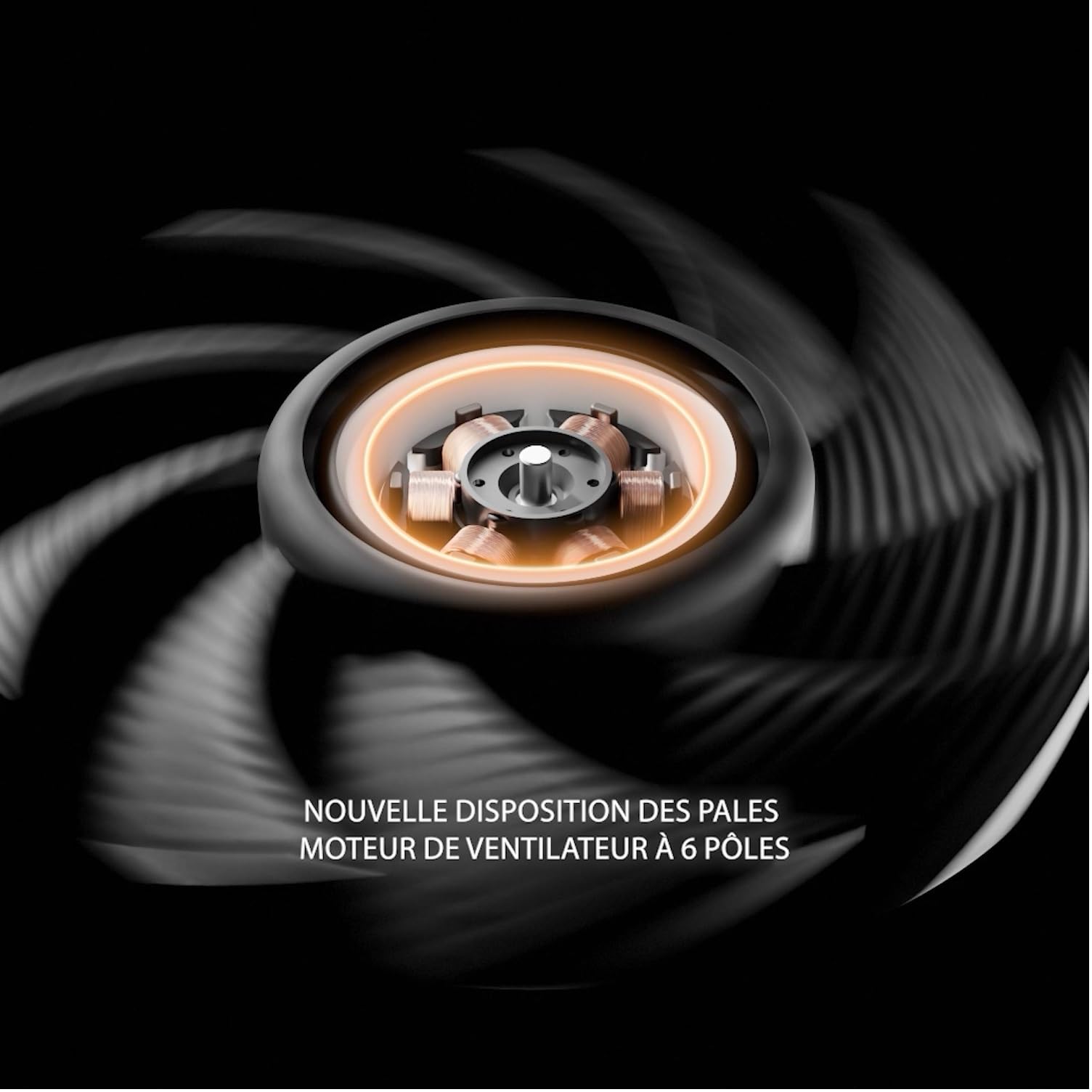 be quiet! Silent Wings 4 120mm PWM high-speed Black ventilateur, pales optimisées, une performance extraordinairement élevée, une pression d'air extrêmement élevée, fonctionnement très silencieux