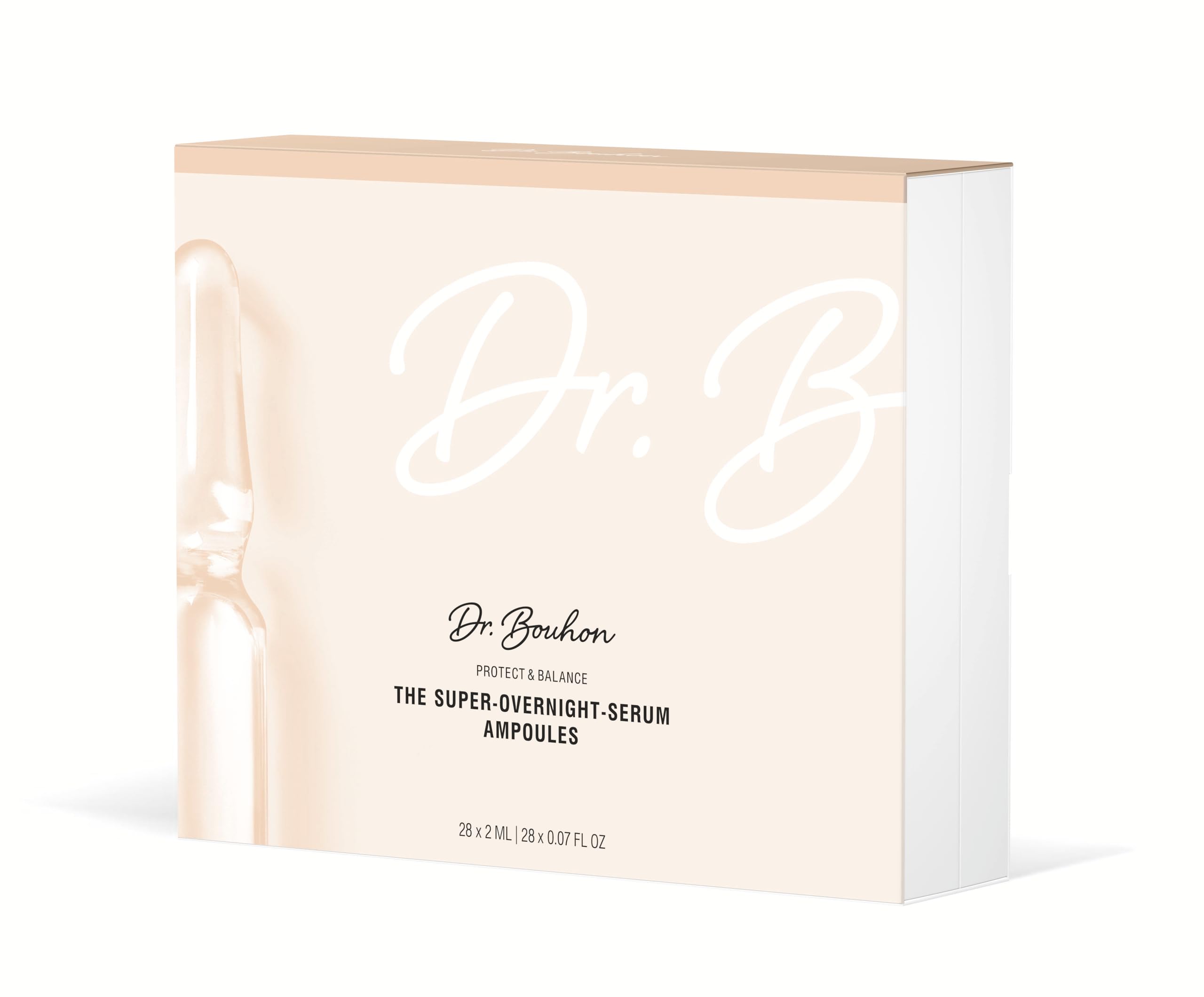The Super Overnight Serum Ampoules (28 x 2ml) - Nachtpflege mit Oligo-Hyaluronsäure & Phytoöstrogenen - straffend, beruhigend & antioxidativ - vegan & dermatologisch getestet