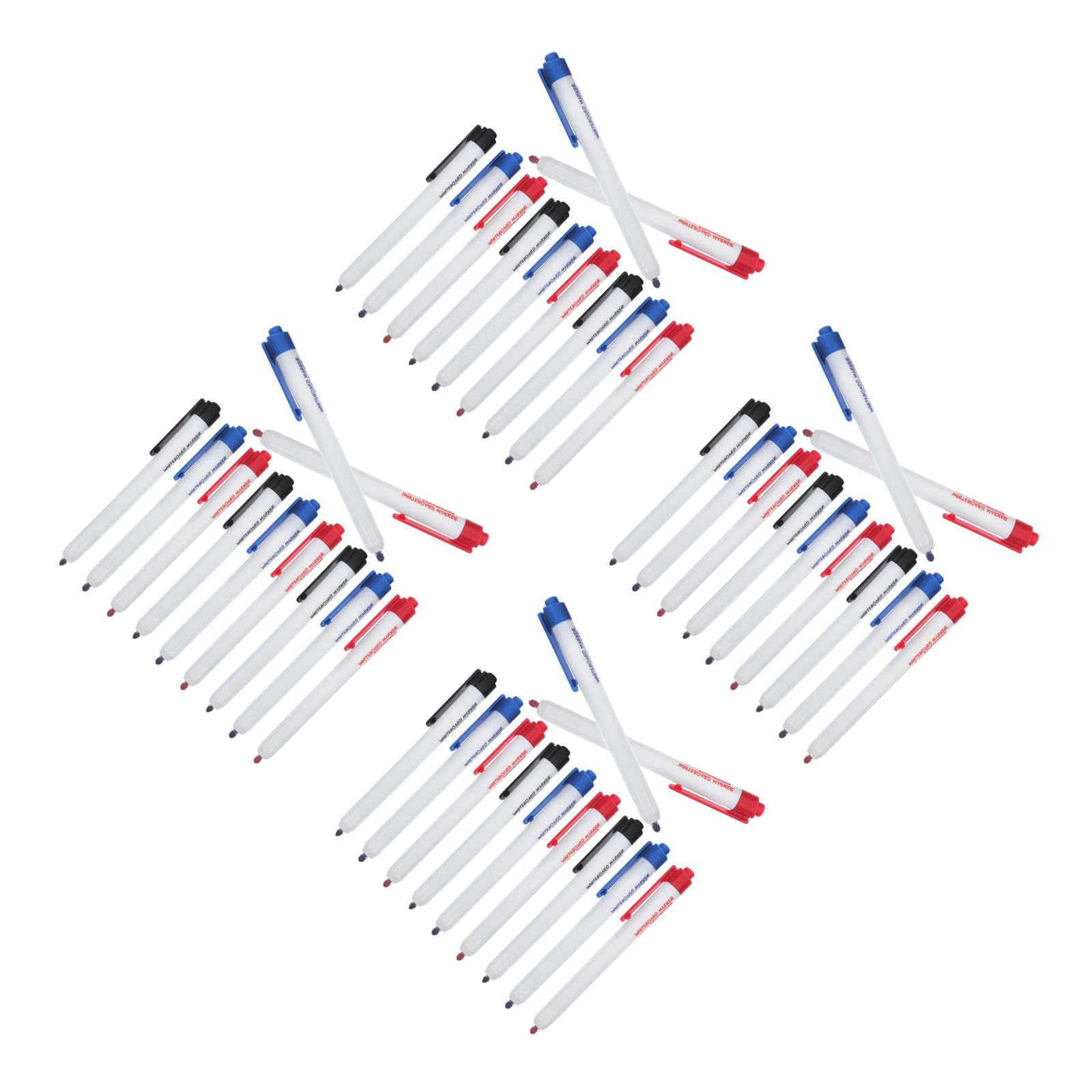 Angoily 48pcs Dry Erase Markers Chalkboard Markers for Whiteboard Blackboard Classroom Use Homeschool Supplies