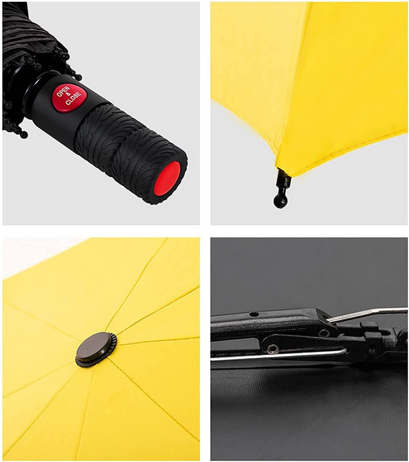 Parapluies, Parapluie Pliant Compact de Voyage, Mini Parapluie, d'affaires entièrement Automatique à Trois Volets for Hommes et Femmes