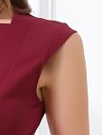 Allegra K Sheath Robe Pencil Work Robes de bureau professionnelles sans manches pour femme