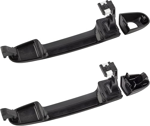 Miniatura 3 de BOXI Juego de 4 manijas de puerta exteriores delanterastraseras + izquierdaderecha para Hyundai Elantra 2006-2012 sin bloqueo delantero del pasajero