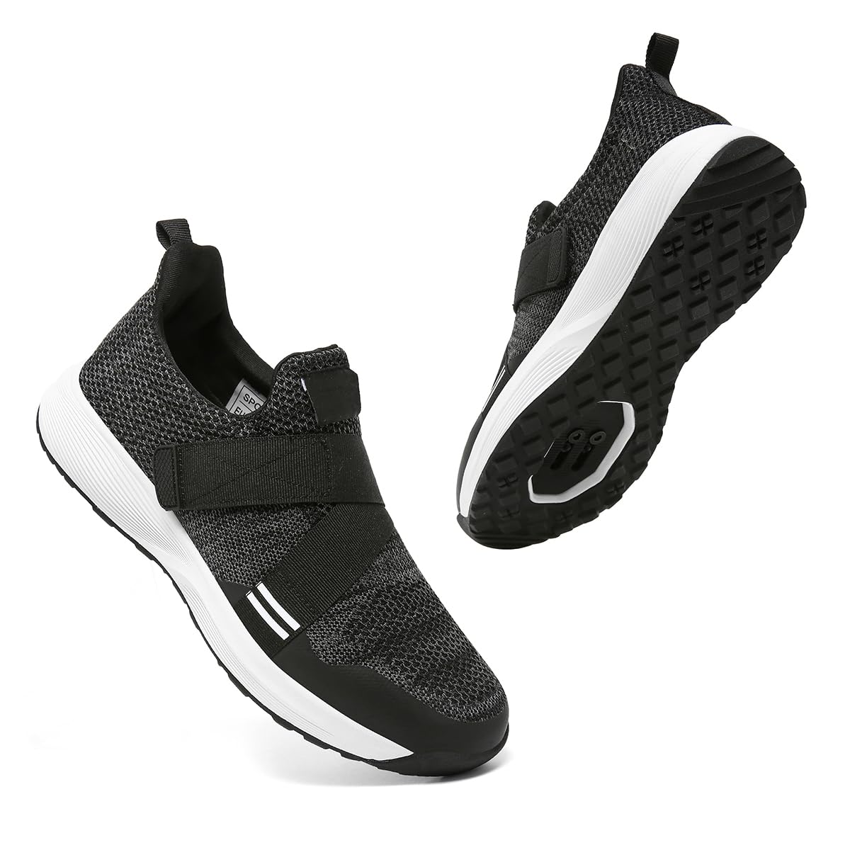 Scarpe da Ciclismo MTB Uomo Scarpe Mountain Bike Traspiranti Compatibili con Pedali SPD 2 Bulloni per Fuoristrada Principianti