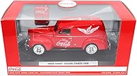 Vista 8 de Motor city classics Coca-Cola Diecast Collectible 1940 Ford Delivery Van with Cooler 1:24 Diecast Scale Model 424195 Officially Licensed