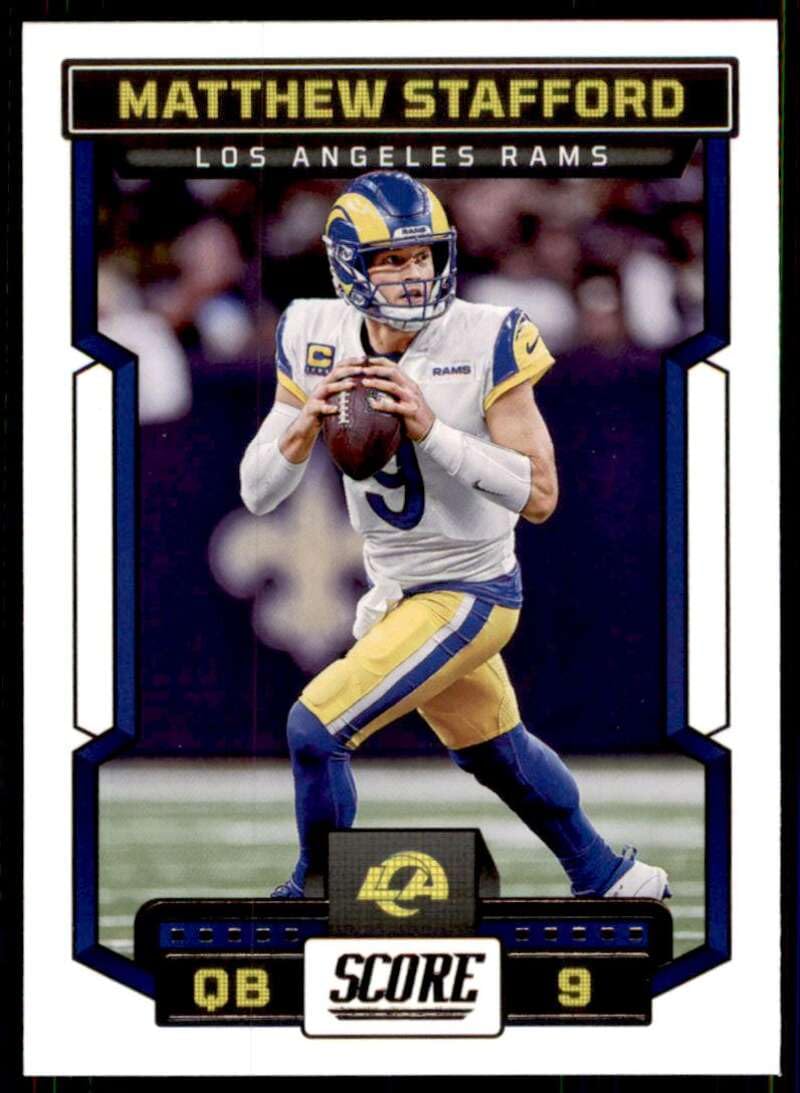 Amazon.com: 2023 Score #160 Matthew Stafford Los Angeles Rams NFL