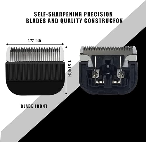 Miniatura 5 de Cuchillas de repuesto desmontables para cortapelos y recortadora de pelo profesional, compatible con Wahl 794349649P9549, 2 unidades