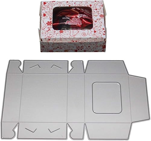 Miniatura 6 de Troqueles y plantillas de corte de cajas de dulces, troqueles de corte de metal, plantillas de relieve para álbumes de recortes, tarjetas de papel,