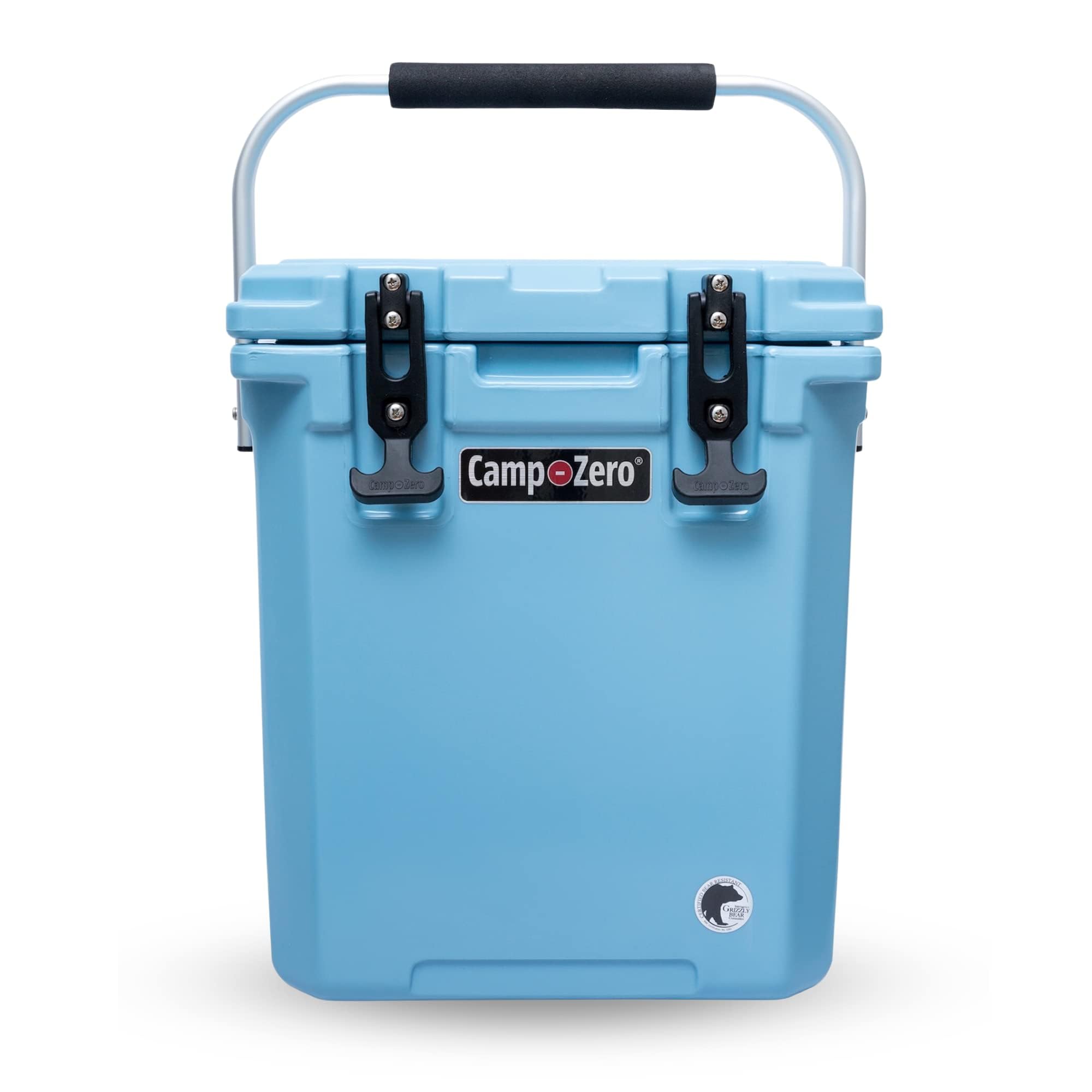 CAMP-ZERO 16L Tall Cooler/Ice Chest with 2 Molded-in Cup Holders
