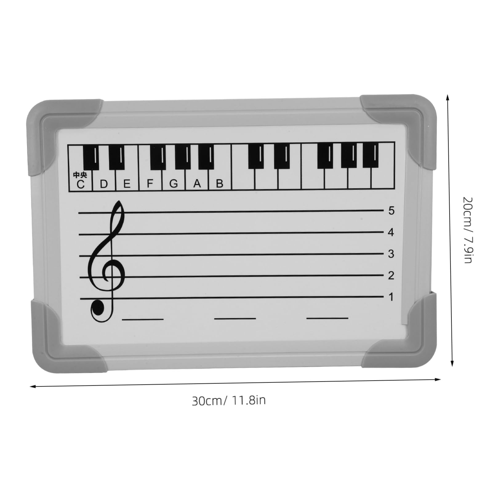 OSALADI Home Music Staff Whiteboard Dry Erase Board Educational Tool Classroom Supplies Music Present