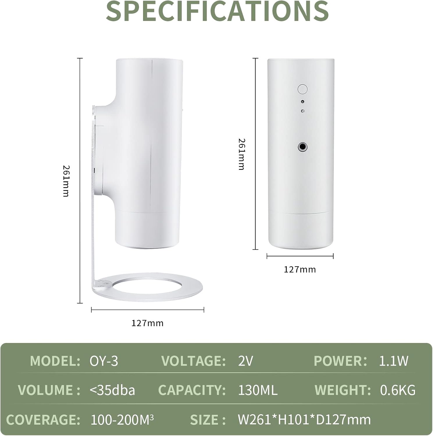 Waterless Diffuser for Essential Oils, Smart Aroma Diffuser for Home, 130ml/1000 Sq. Ft Scent Air Machine, Bluetooth Aromatherapy Diffuser for Office, Spa, Bedroom, Bathroom - Image 6