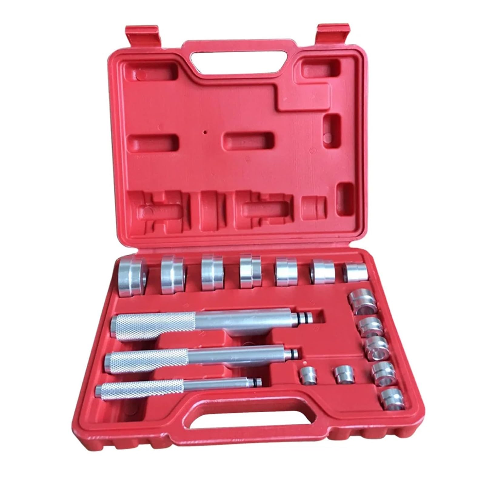 Kit d'outils d'installation et d'insertion de Douilles et de roulements, 17 pièces/Ensemble, avec étui, Outils manuels pour Voiture Outil Extracteur Roulement Douilles