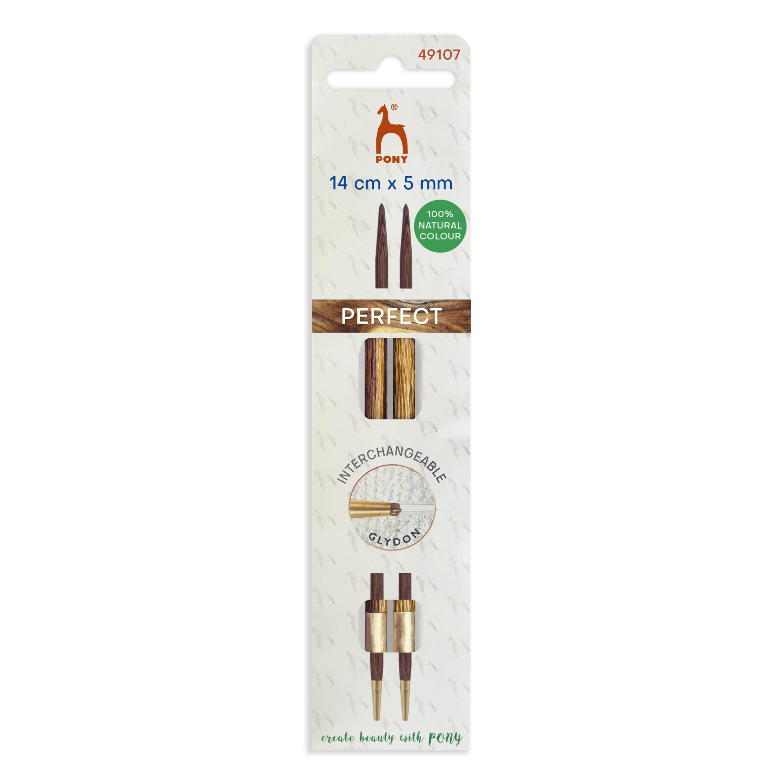Pony Perfect Circular Interchangeable Knitting Pins - 14Cm x 5.00mm