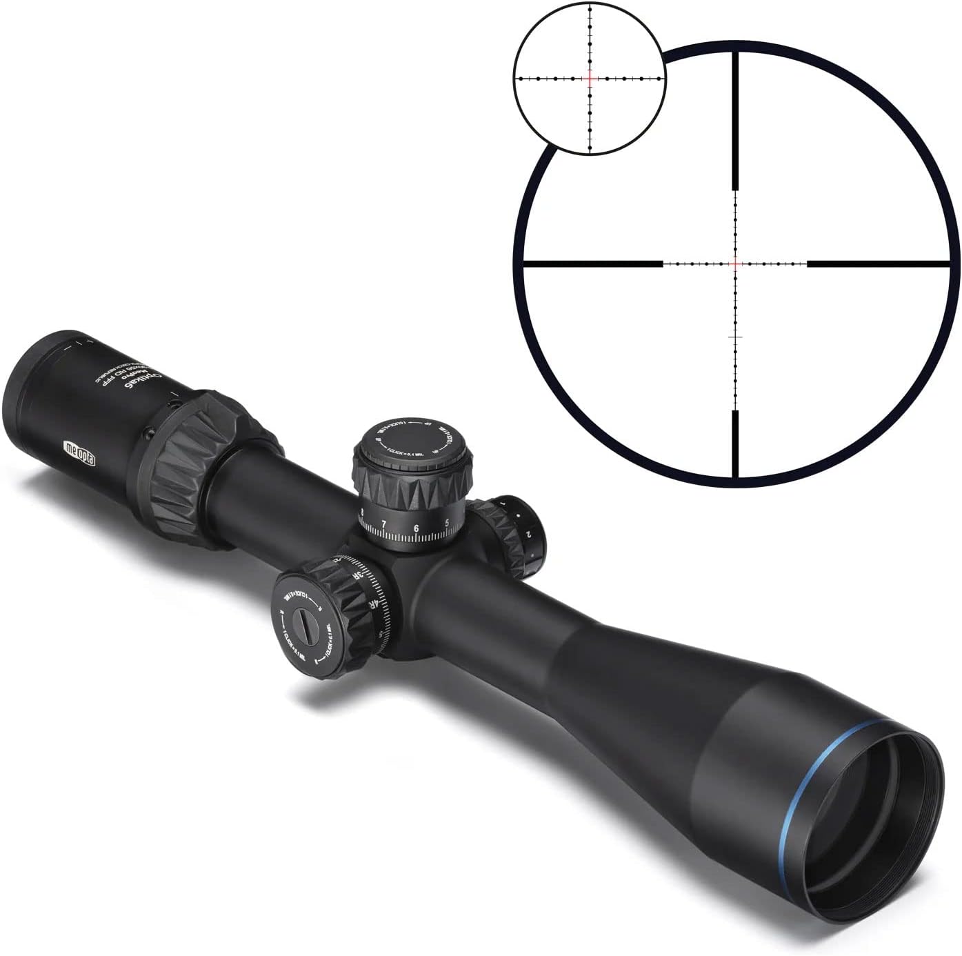 MEOPTA Optika6 5-30x56 FFP Durable Versatile Compact Adjustable Hydrophobic 34 mm Tube Hunting Gun Scope