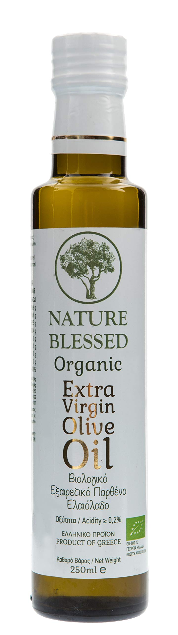 Nature Blessed Aceite de Oliva Virgen Extra Ecológico Griego 250 ml