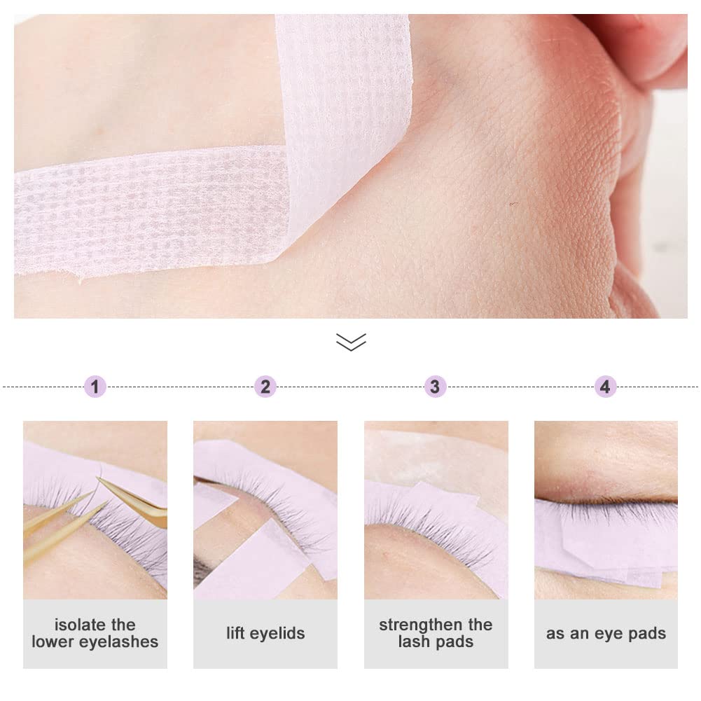 Lunamoon 10 Rolls Eyelash Extension Tape Eyelash Tape Eyelash Tape, Purple 10 - Image 3
