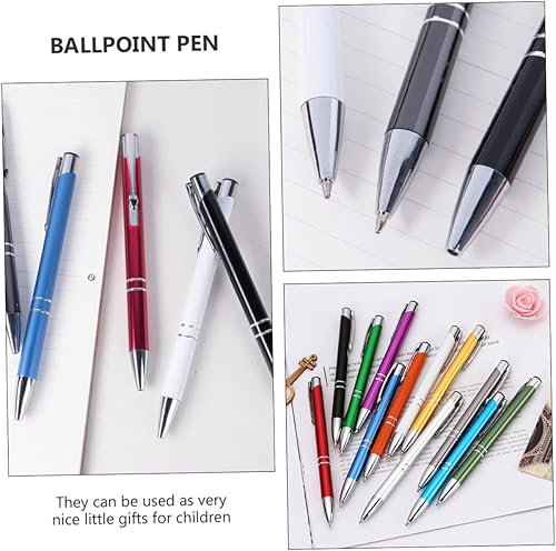 Vista 8 de Operitacx 10pcs bolígrafos retráctiles coloridos suministros de oficina para estudiantes experiencia de escritura suave