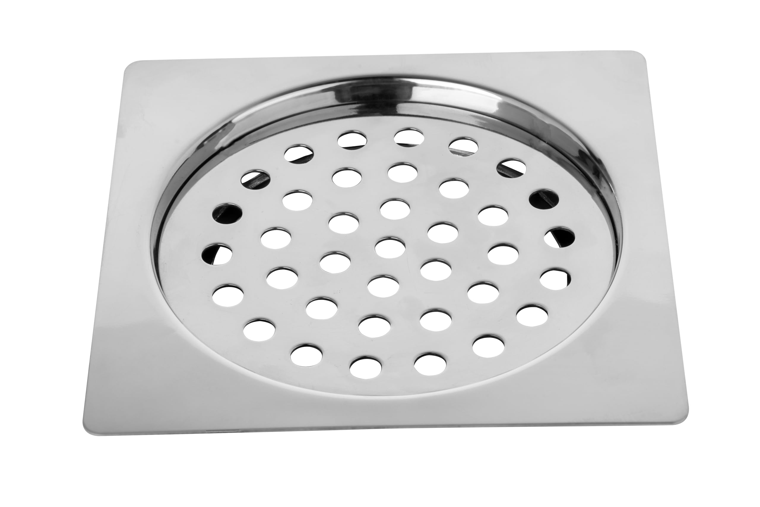 ROSEATE Stainless Steel 304 Hole Drain Cover-Jali for Bathroom and Kitchen Floor Water Drain Gloss Finish (5 inch) (B0DF5CPDLW) Amazon Price History, Amazon Price Tracker