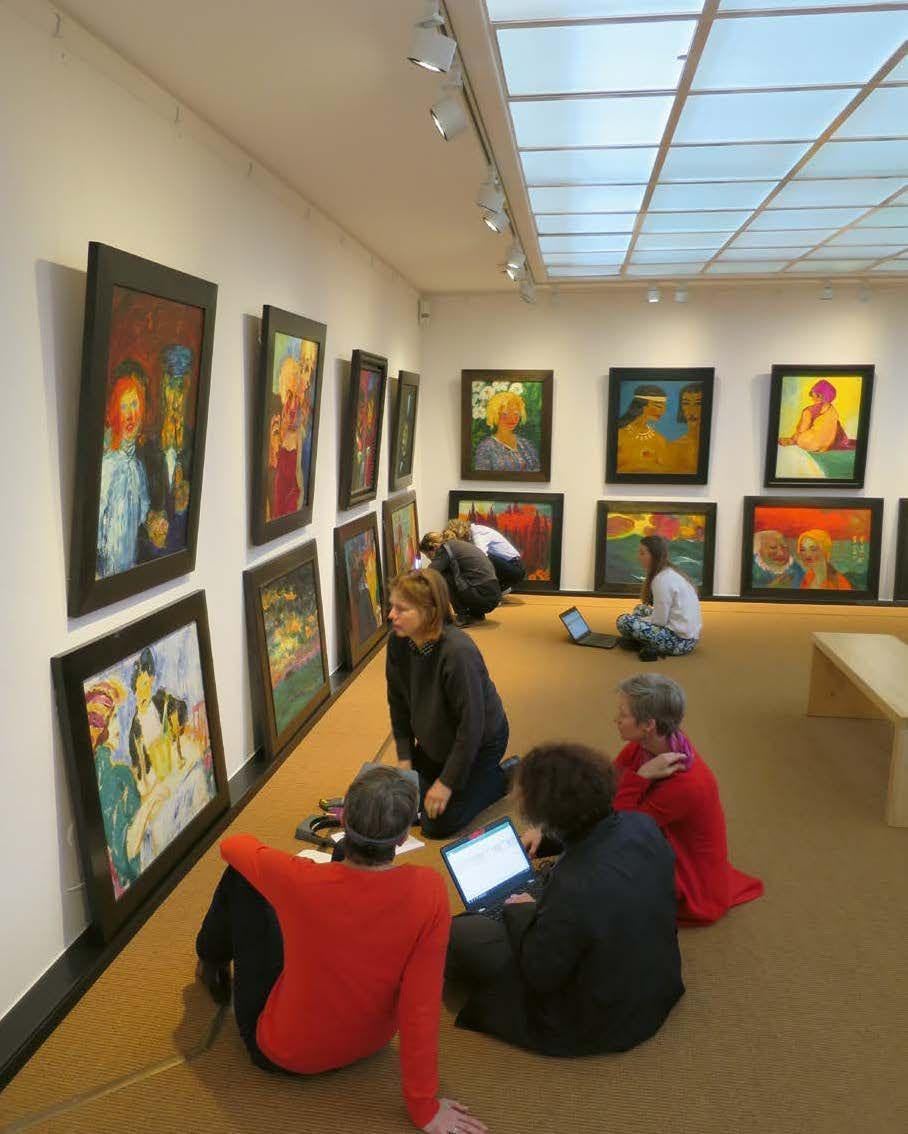 Emil Noldes Malweise: "Eine Farbe verlangt die andere"