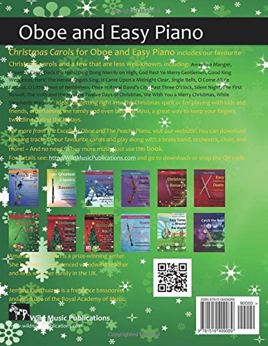 Christmas Carols For Oboe And Easy Piano: 20 Traditional Christmas Carols Arranged For Oboe With Easy Piano Accompaniment. Play With First 20 Carols In The Excellent Oboe Book Of Christmas Carols. #TOP1